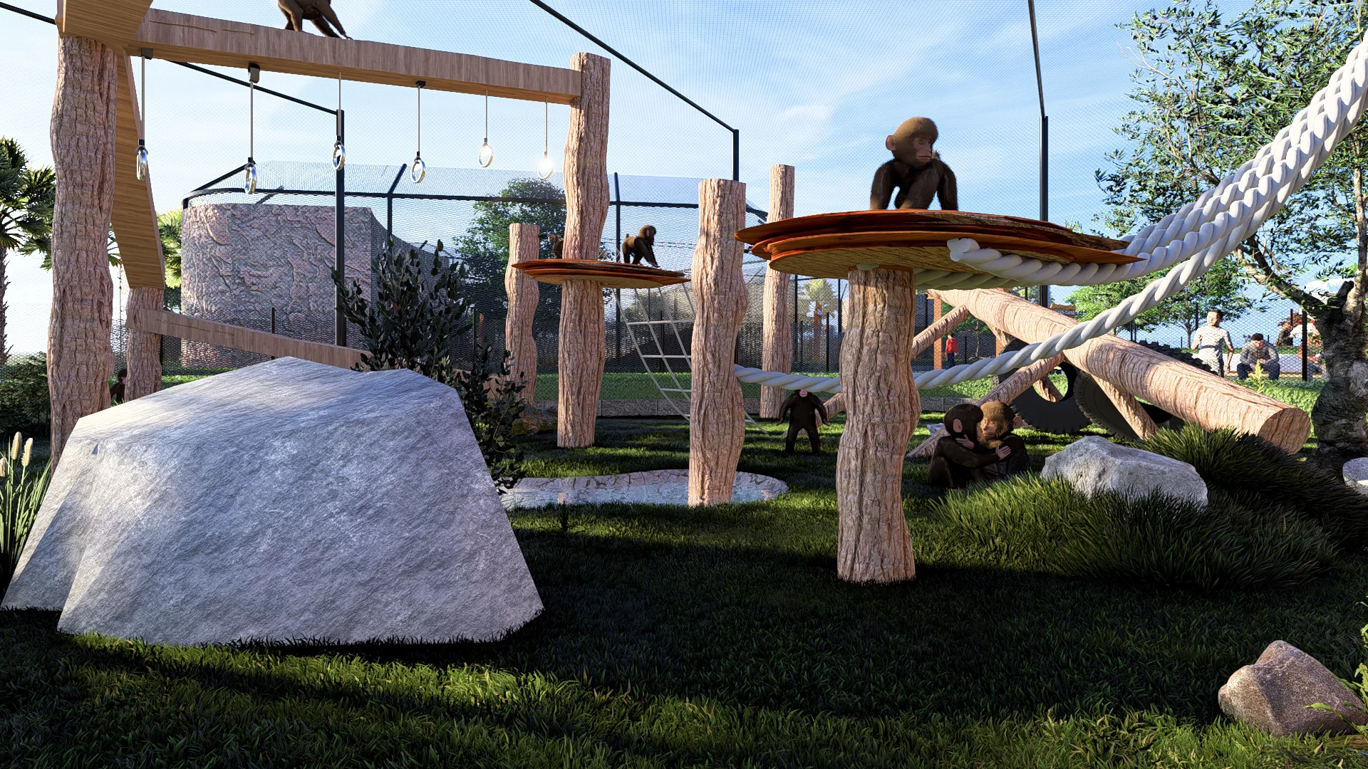 Aghaz Housing Park Zoo designed by Greenscapers